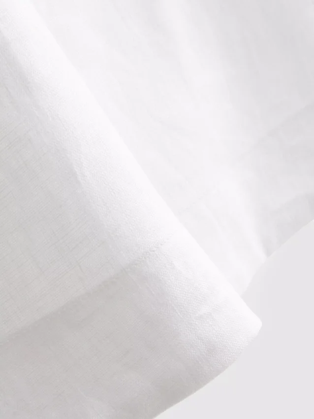 Top de linho com alças largas e corte em A da coleção «The Edit»