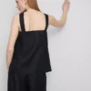 Top de linho com alças largas e corte em A da coleção «The Edit»