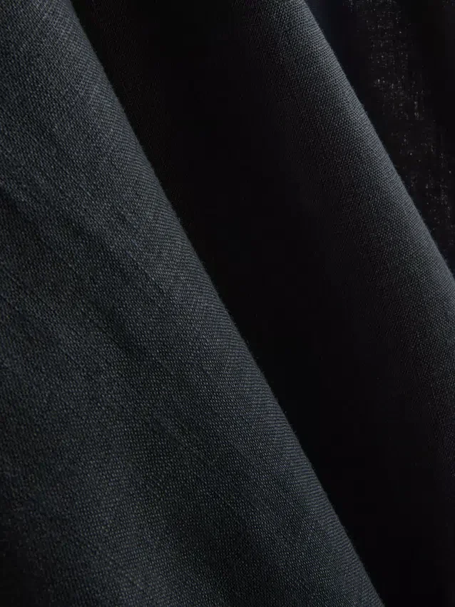Top de linho com alças largas e corte em A da coleção «The Edit»
