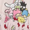 Top de pijama com estampado da Hello Kitty e amigos