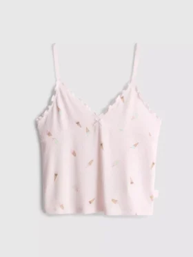 Top de pijama tipo camisola «Love to Lounge» com padrão de gelado