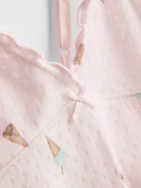 Top de pijama tipo camisola «Love to Lounge» com padrão de gelado