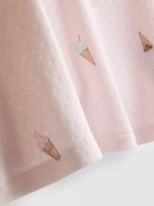 Top de pijama tipo camisola «Love to Lounge» com padrão de gelado