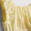 Top espartilho de crepe com decote quadrado