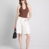 Top halter rico em algodão
