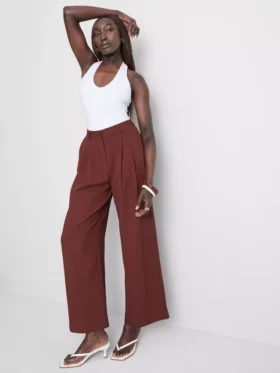 Top halter rico em algodão