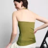 Top halter rico em algodão