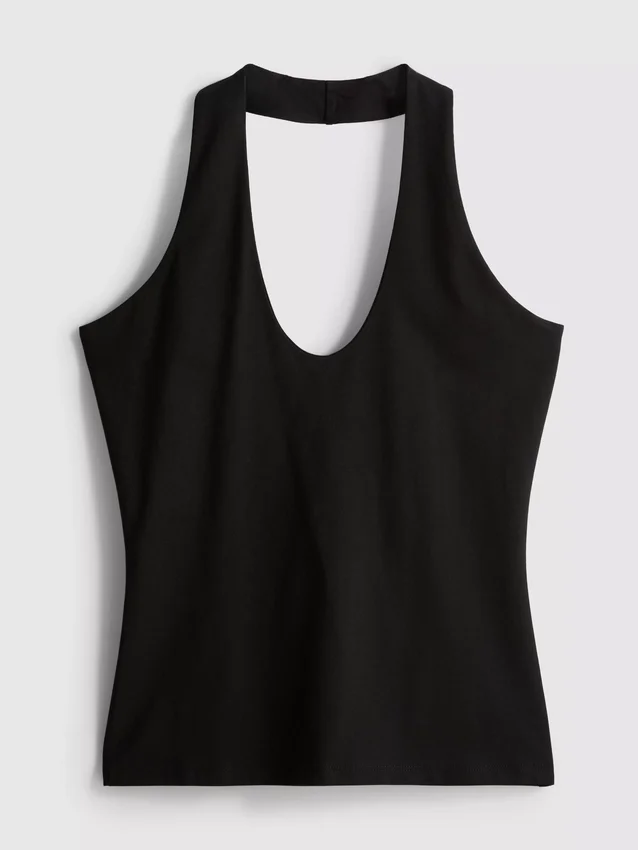 Top halter rico em algodão