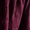 Top tipo cami de algodão com bordado floral