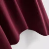 Top tipo camisola com bainha em forma de lenço de algodão