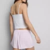 Top tipo camisola de pijama em ponto Pointelle