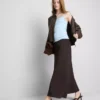 Top tipo camisola elástico com alta percentagem de algodão