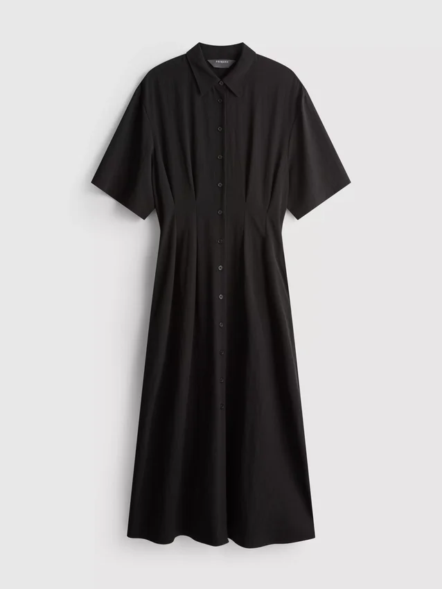 Vestido camisa midi