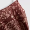 Vestido midi coluna com padrão paisley da Paula Echevarría