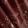 Vestido midi coluna com padrão paisley da Paula Echevarría