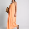 Vestido midi com alças