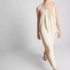 Vestido midi com alças