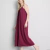 Vestido midi com alças