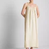 Vestido midi com alças