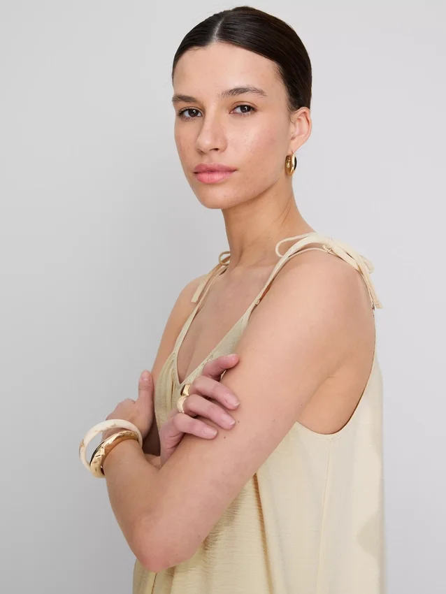 Vestido midi com alças