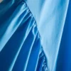Vestido midi tipo espartilho com alças de algodão