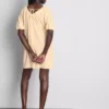 Vestido mini com mangas bufantes