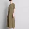Vestido t-shirt midi