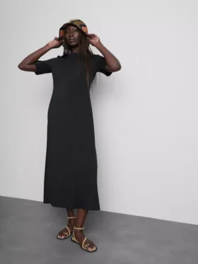 Vestido t-shirt midi