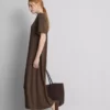 Vestido t-shirt midi