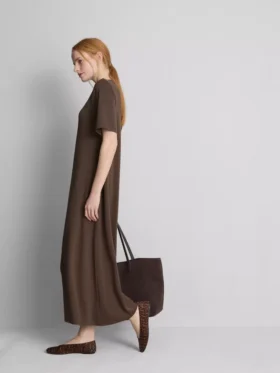 Vestido t-shirt midi