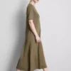 Vestido t-shirt midi