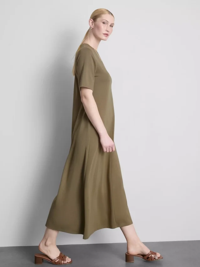 Vestido t-shirt midi