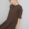 Vestido t-shirt midi