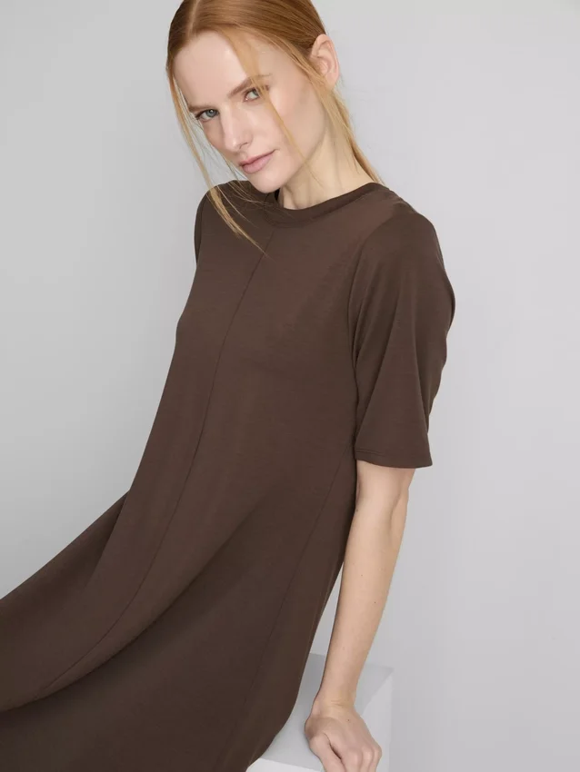 Vestido t-shirt midi