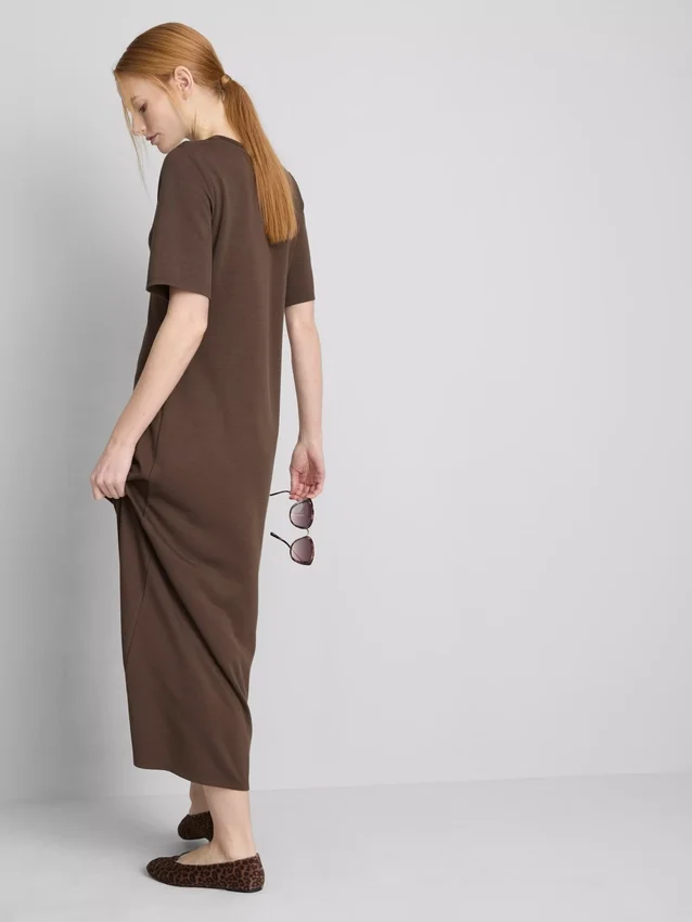 Vestido t-shirt midi