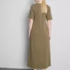 Vestido t-shirt midi