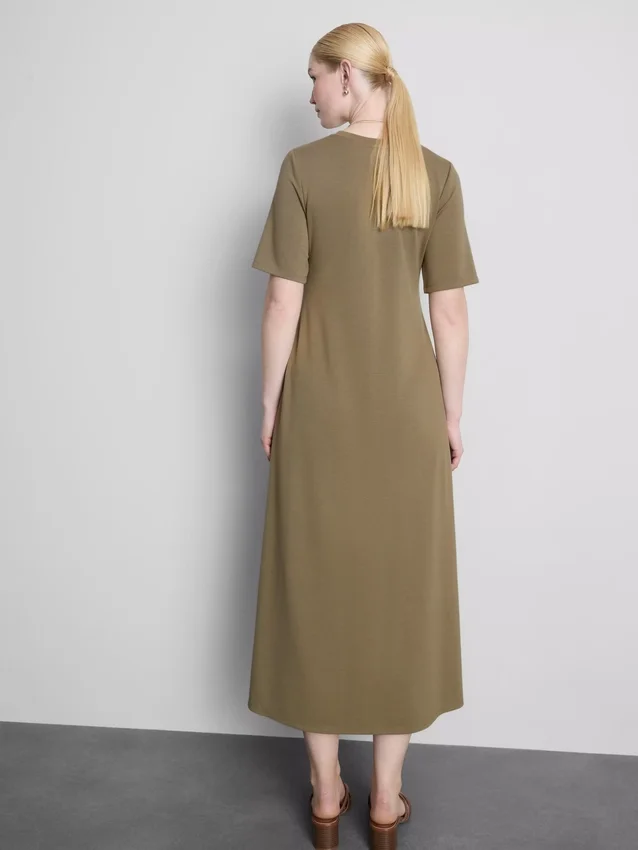 Vestido t-shirt midi