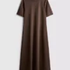 Vestido t-shirt midi