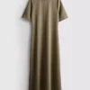 Vestido t-shirt midi